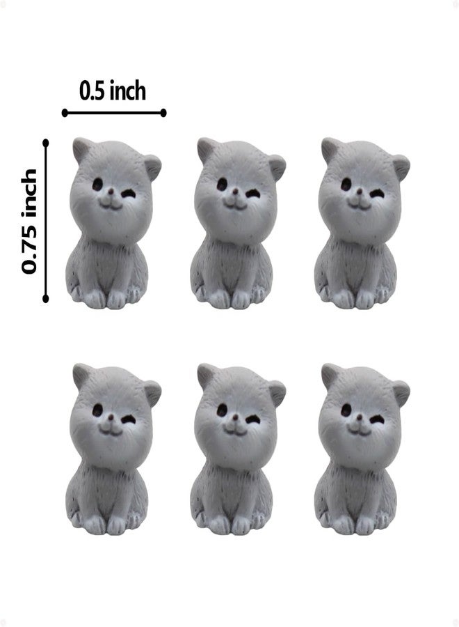 Wallertree Door Hinge Heads Decorative Topper - Magnetic Hinge Head Cat Set of 6 - British Shorthair Cat Hinge Toppers - Image 5